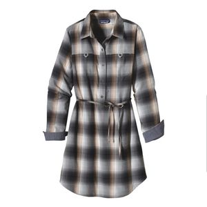 Patagonia Dress, size 10, flannel,  button down